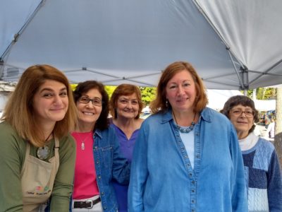 Booth crew: Taline, Sylvia, Dawn, Tanya, and Sandi